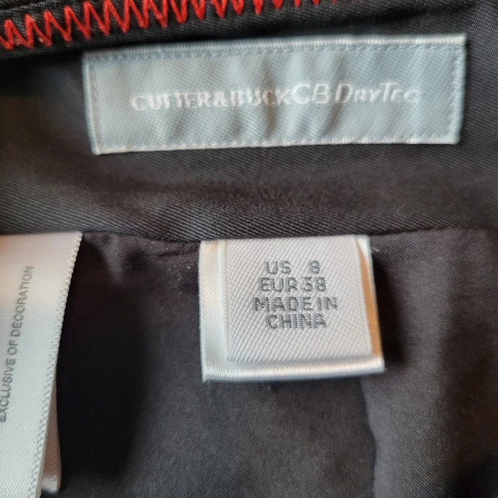Cutter & Buck DryTec Black Active Skort